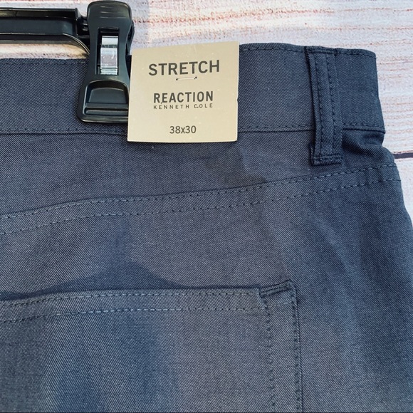 🆕Kenneth Cole Reaction Indigo Dress Slack 38/30 - Picture 6 of 8